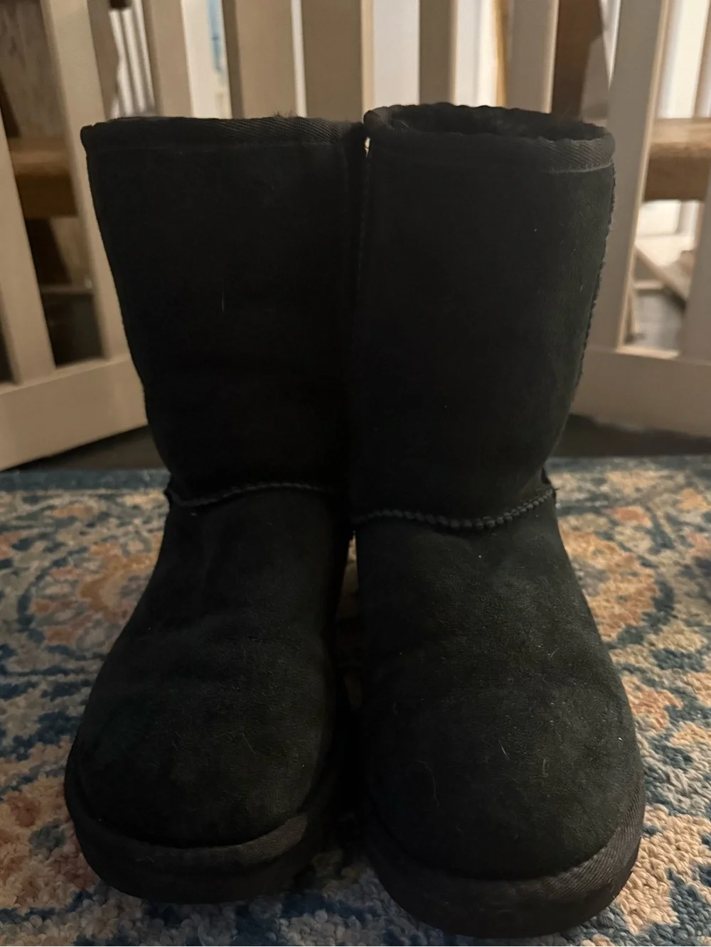 UGG Black Classic Short Suede Winter Boots